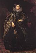 Anthony Van Dyck Portrait of an unknown genoese lady (mk03) France oil painting reproduction